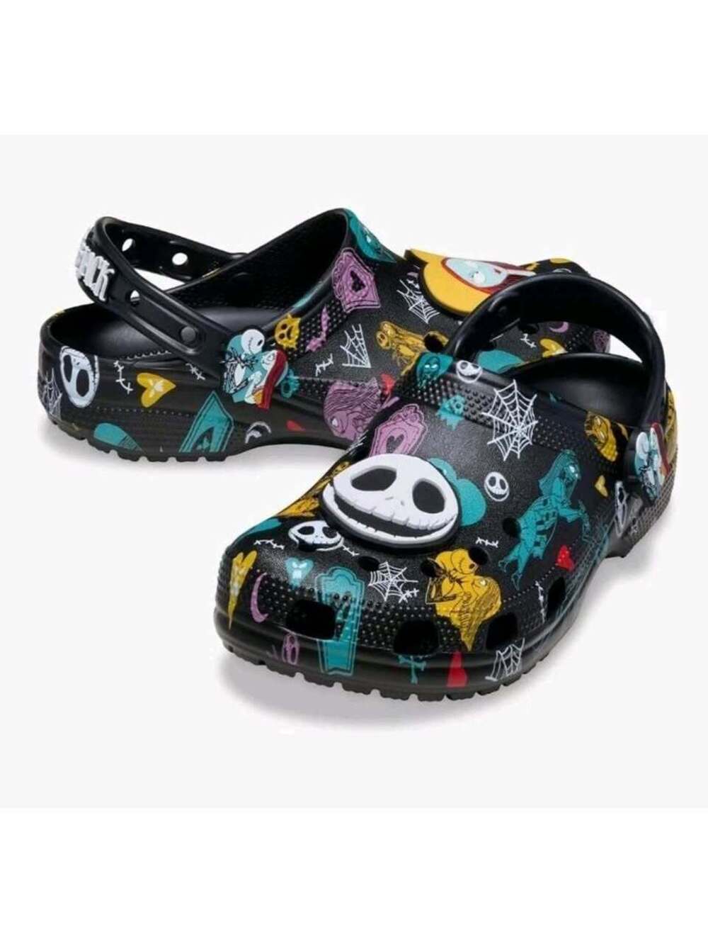 Tim Burton's The Nightmare Before Christmas Jack & Sally Classic Clog Women's 10